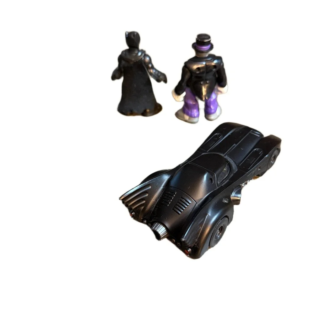 Fisher-Price‎ Imaginext DC Super Friends Batman The Penguin + Jada Batmobile Set